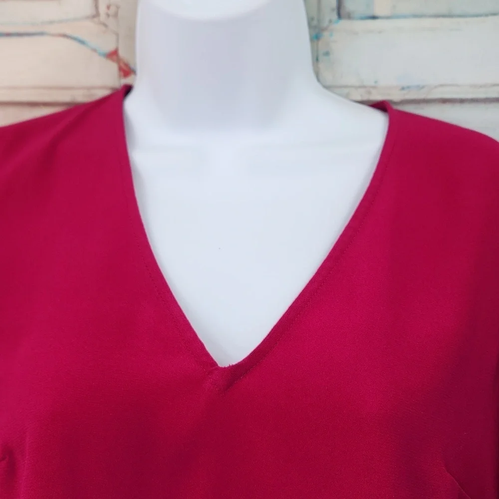 Morgan de Toi Raspberry Blouse - Picture 2 of 5